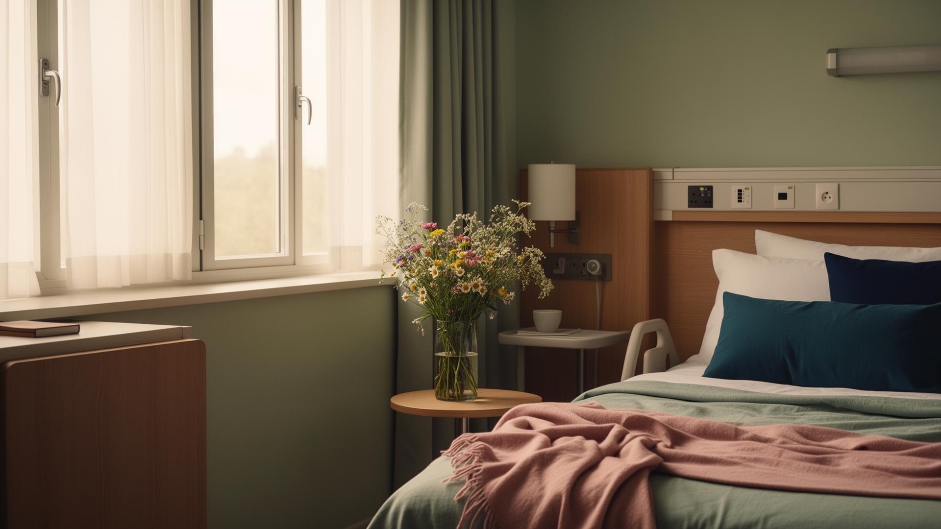 A softly lit space designed for care